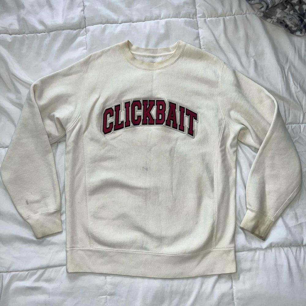 Clickbait sweatshirt